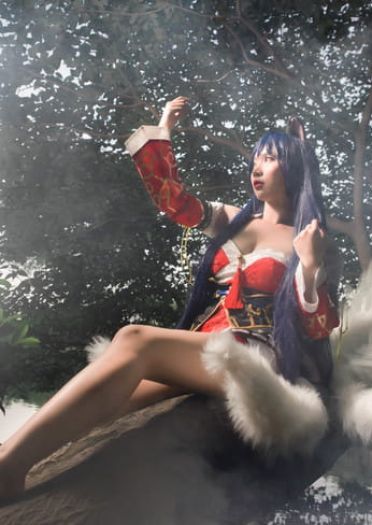 英雄联盟 九尾妖狐 cosplay(1)