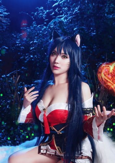 英雄联盟 九尾妖狐 cosplay(1)