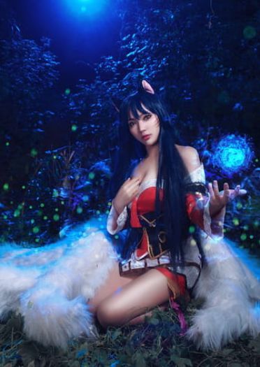 英雄联盟 九尾妖狐 cosplay(1)