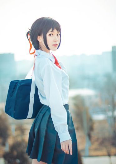 你的名字 宫水三叶cosplay(1)