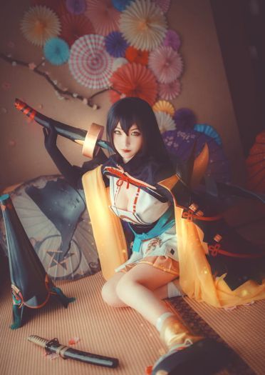 网易手游阴阳师 妖刀姬 超还原cosplay(1)
