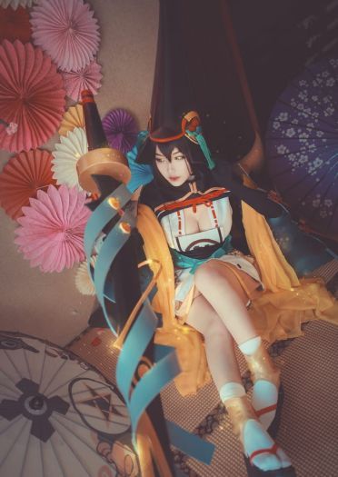 网易手游阴阳师 妖刀姬 超还原cosplay(1)