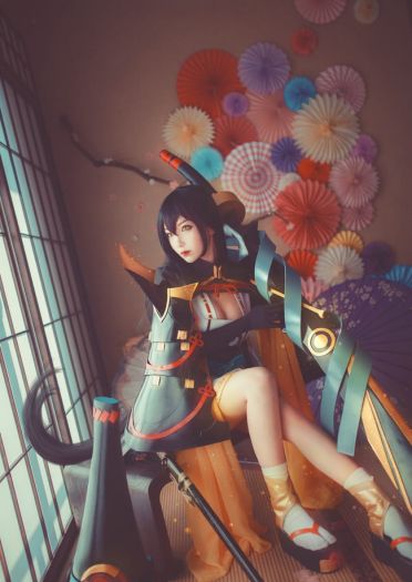 网易手游阴阳师 妖刀姬 超还原cosplay(1)