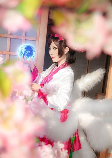 英雄联盟 高丽风情 阿狸 魅惑cosplay(1)