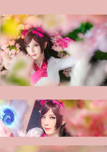 英雄联盟 高丽风情 阿狸 魅惑cosplay(1)