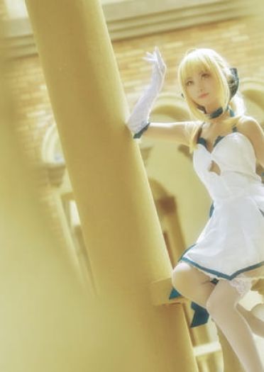 fate/stay Night Saber cosplay(1)