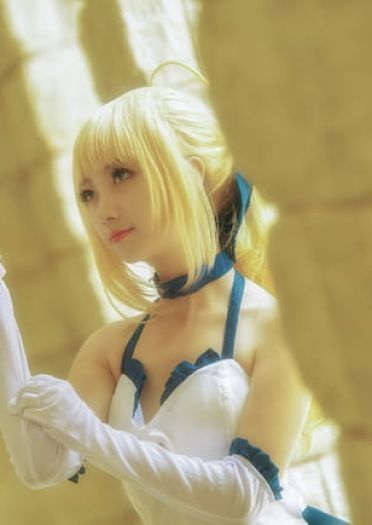 fate/stay Night Saber cosplay(1)