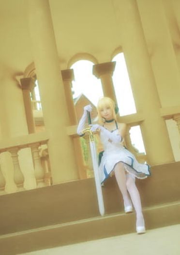 fate/stay Night Saber cosplay(1)
