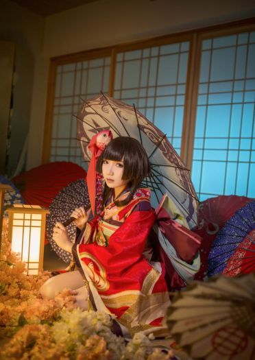 萝莉万岁 网易手游阴阳师 神乐 cosplay(1)