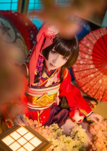 萝莉万岁 网易手游阴阳师 神乐 cosplay(1)