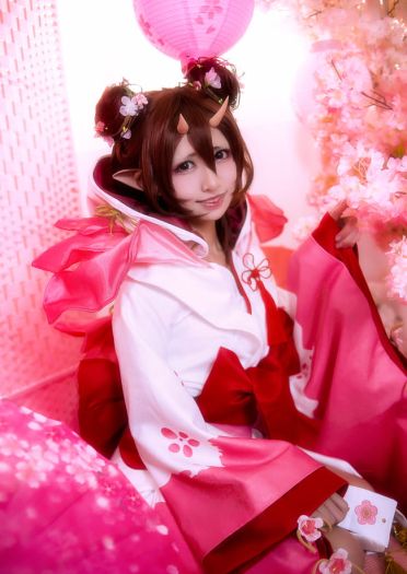 痴汉桃花妖 呆萌 cosplay