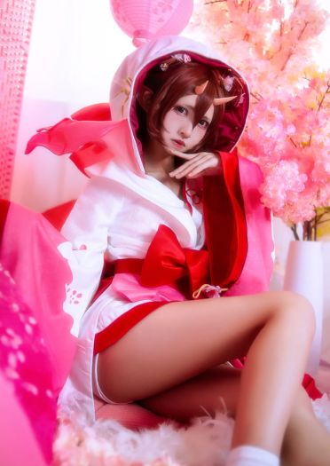 痴汉桃花妖 呆萌 cosplay