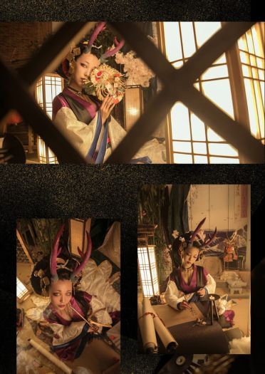 腿控福利 阴阳师阎魔 cosplay