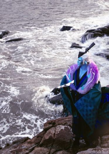 网易手游阴阳师 ssr式神 荒川之主 cosplay(1)