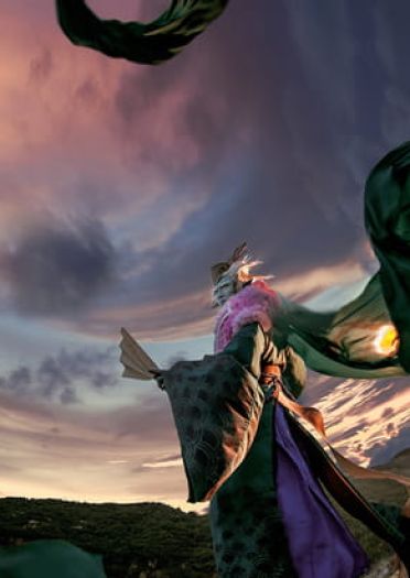 网易手游阴阳师 ssr式神 荒川之主 cosplay(1)