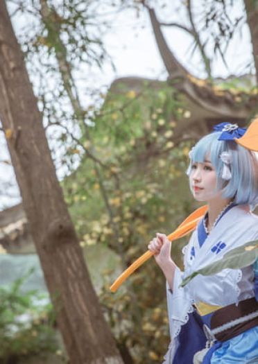 网易手游阴阳师 莹草丹枫秋意 cosplay(1)