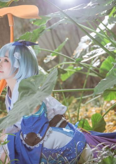 网易手游阴阳师 莹草丹枫秋意 cosplay(1)