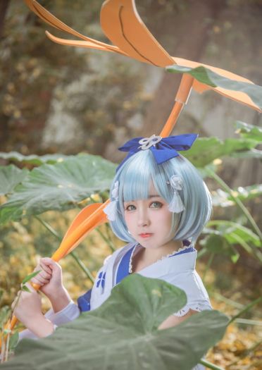 网易手游阴阳师 莹草丹枫秋意 cosplay(1)