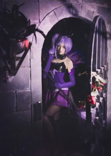 lol 光辉女郎大元素使暗属性 cosplay(1)