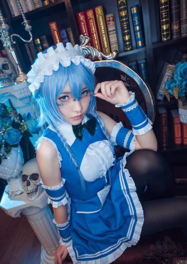 东方眼镜乡 十六夜咲夜 cosplay(1)