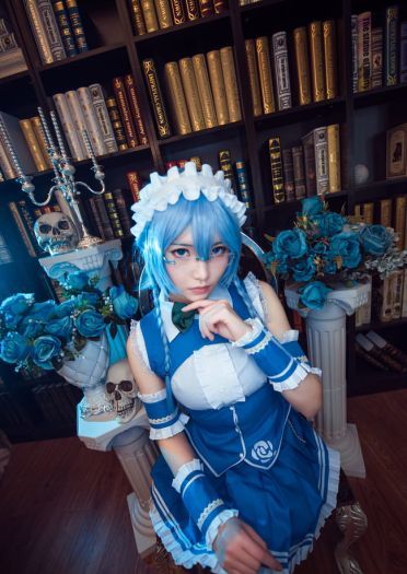东方眼镜乡 十六夜咲夜 cosplay(1)
