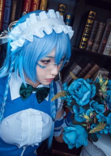 东方眼镜乡 十六夜咲夜 cosplay(1)