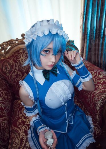 东方眼镜乡 十六夜咲夜 cosplay(1)