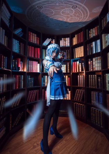 东方眼镜乡 十六夜咲夜 cosplay(1)