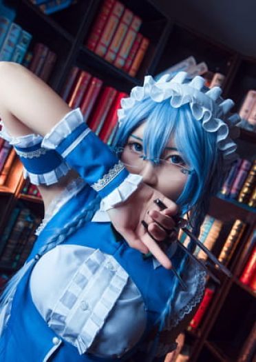 东方眼镜乡 十六夜咲夜 cosplay(1)