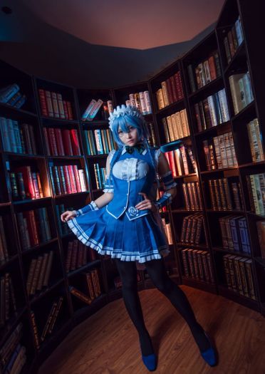 东方眼镜乡 十六夜咲夜 cosplay(1)