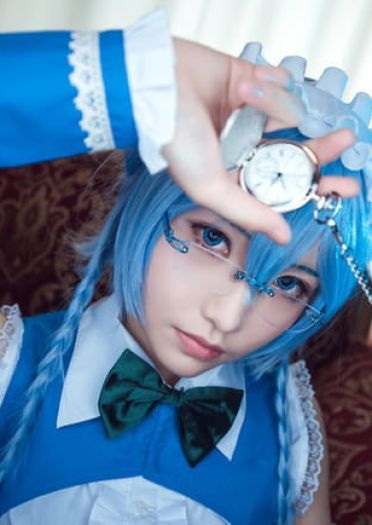 东方眼镜乡 十六夜咲夜 cosplay(1)