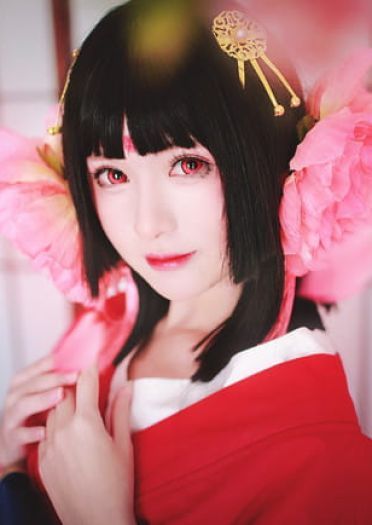春樱为妖 阴阳师奶妈樱花妖绝美cos