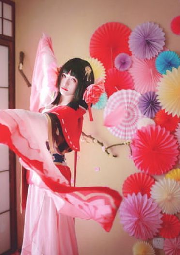 春樱为妖 阴阳师奶妈樱花妖绝美cos