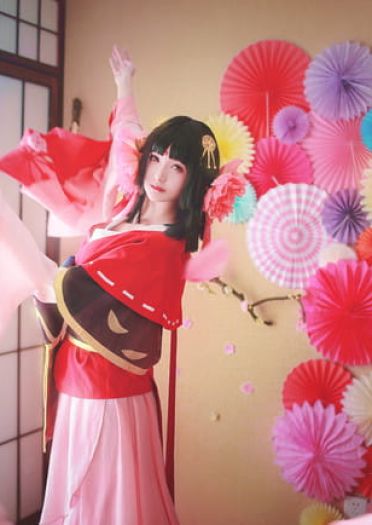 春樱为妖 阴阳师奶妈樱花妖绝美cos