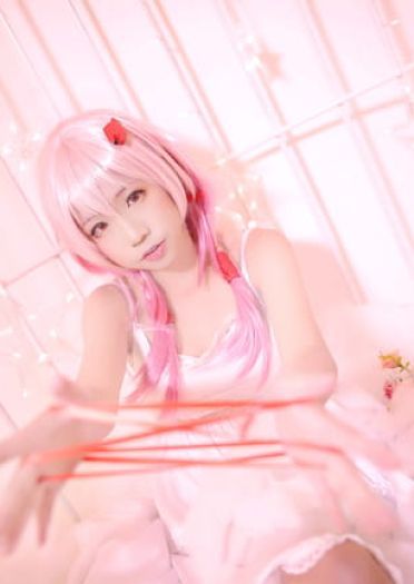 歌姬少女楪祈 清纯白裙COS