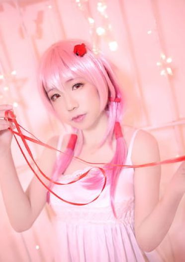 歌姬少女楪祈 清纯白裙COS