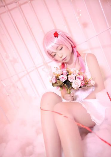 歌姬少女楪祈 清纯白裙COS