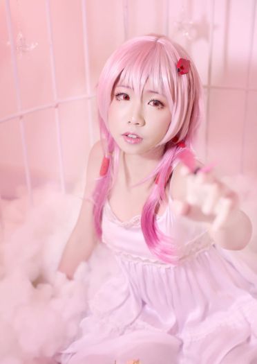 歌姬少女楪祈 清纯白裙COS