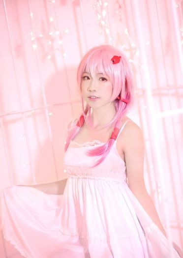 歌姬少女楪祈 清纯白裙COS