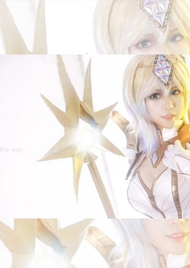 英雄联盟 大元素使拉克丝 cosplay(1)
