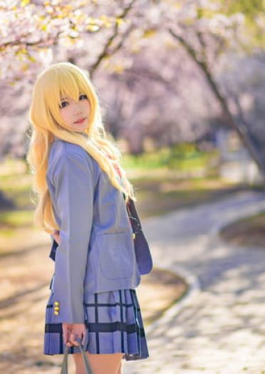 再也没有你的春天 就要来了 四月是你的谎言 宫园薰cosplay(1)