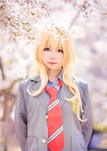 再也没有你的春天 就要来了 四月是你的谎言 宫园薰cosplay(1)