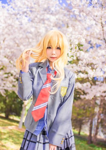 再也没有你的春天 就要来了 四月是你的谎言 宫园薰cosplay(1)