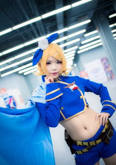 「场照」VOCALOID 镜音铃 手办军装ver.(1)