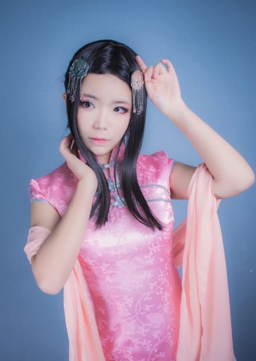 剑侠情缘网络版叁 七秀 同人cosplay(1)