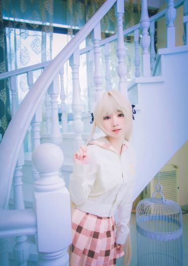 清纯少女 春野野穹日常COS