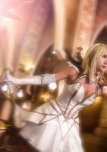 光辉女郎拉克丝 终极皮肤光元素使COS