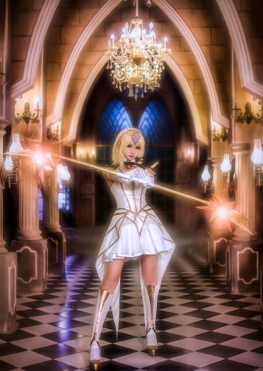 光辉女郎拉克丝 终极皮肤光元素使COS