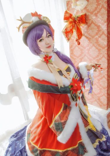 大魔王东条希 圣诞装COS