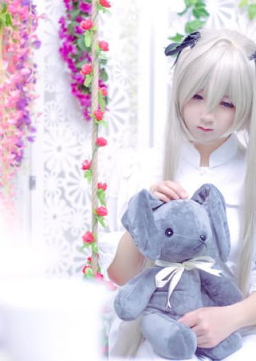 缘之空软萌少女 春日野穹COS